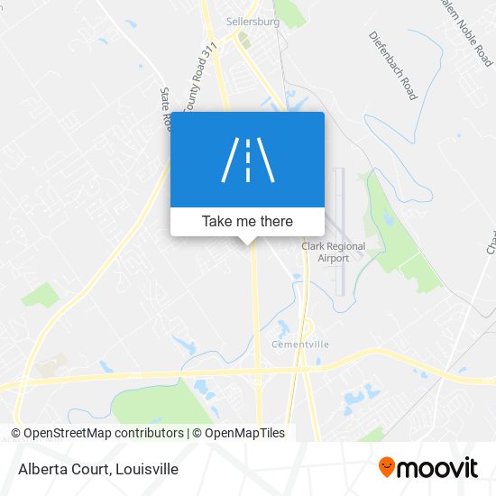 Mapa de Alberta Court