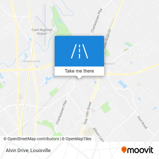 Alvin Drive map