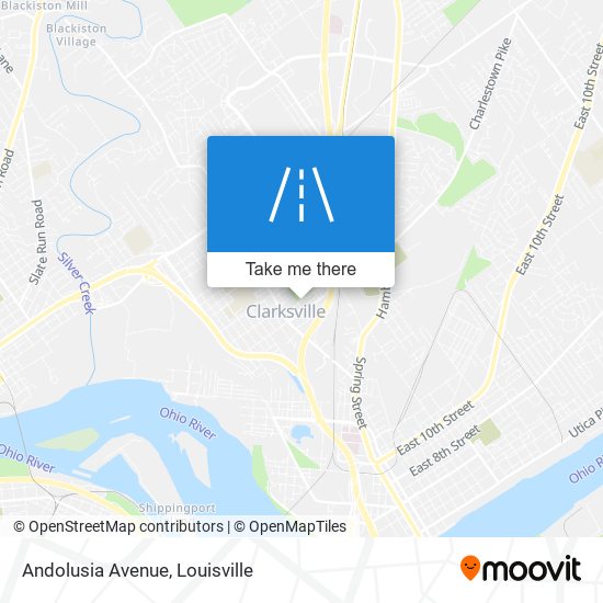 Andolusia Avenue map