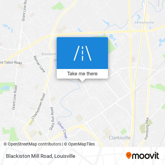 Blackiston Mill Road map