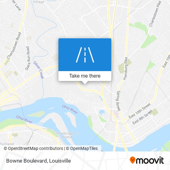 Mapa de Bowne Boulevard