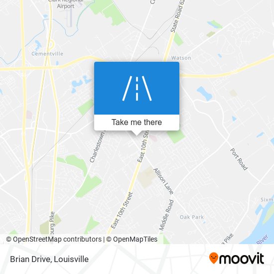 Brian Drive map