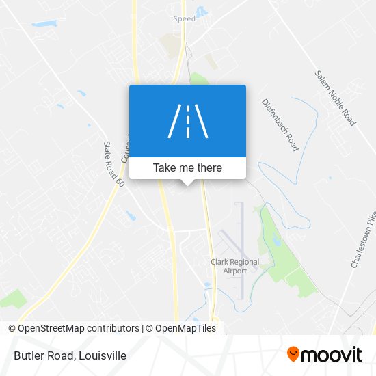 Butler Road map