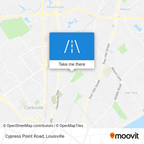 Mapa de Cypress Point Road