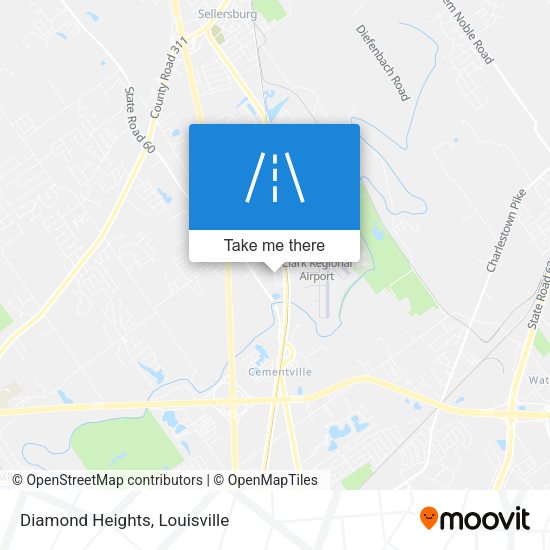 Diamond Heights map