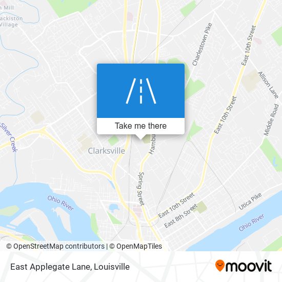 East Applegate Lane map