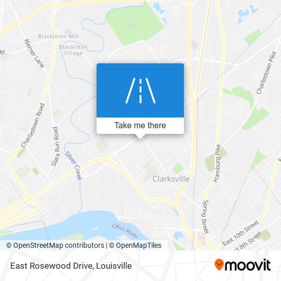 Mapa de East Rosewood Drive