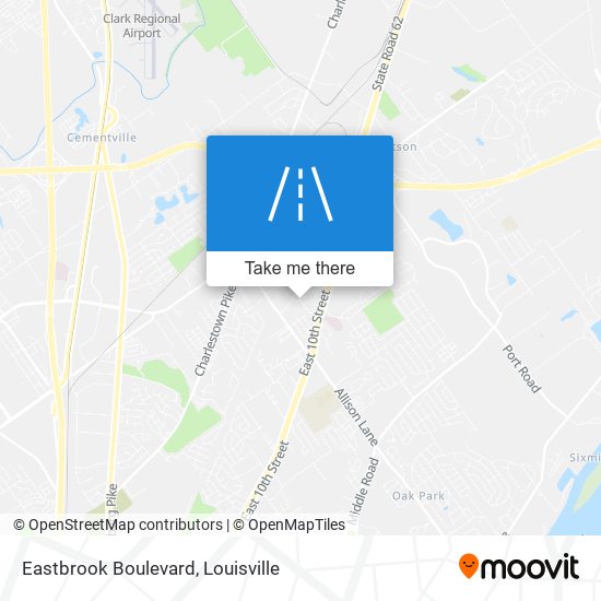 Eastbrook Boulevard map