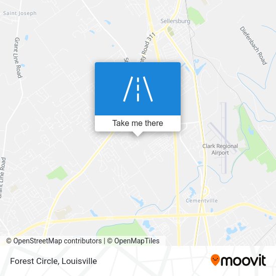 Mapa de Forest Circle