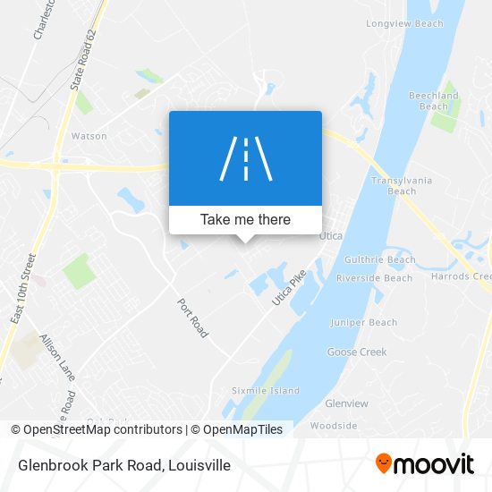Glenbrook Park Road map