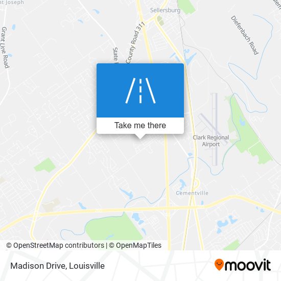Mapa de Madison Drive