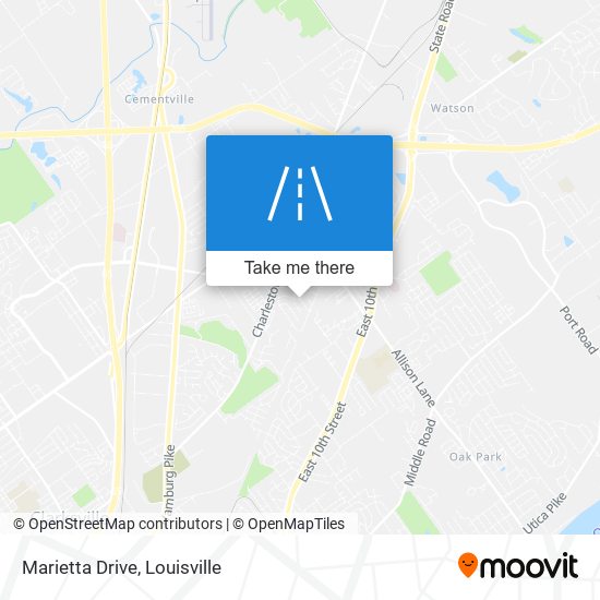 Marietta Drive map