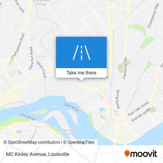Mapa de MC Kinley Avenue