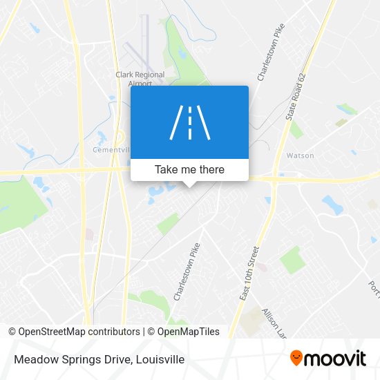Meadow Springs Drive map