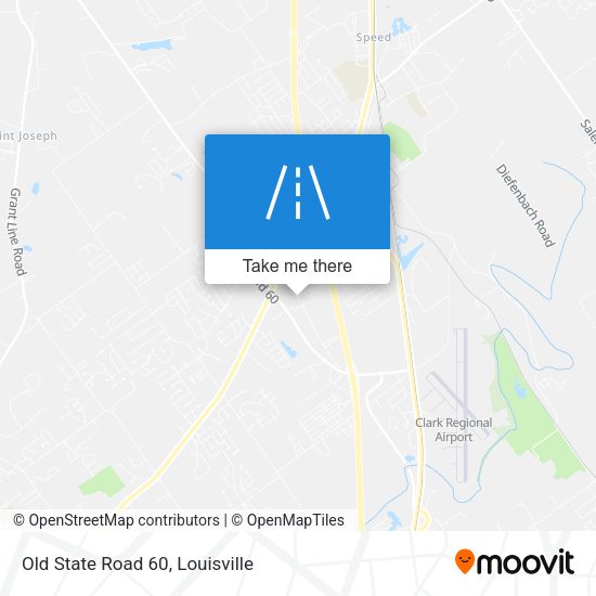 Old State Road 60 map