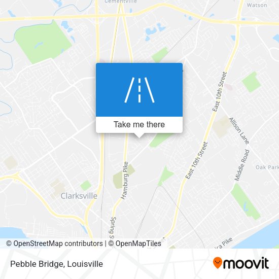 Mapa de Pebble Bridge