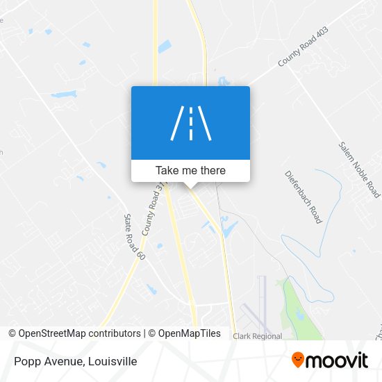 Popp Avenue map