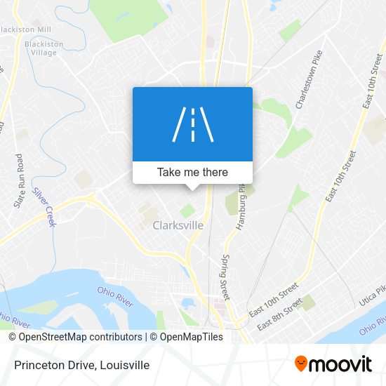 Princeton Drive map