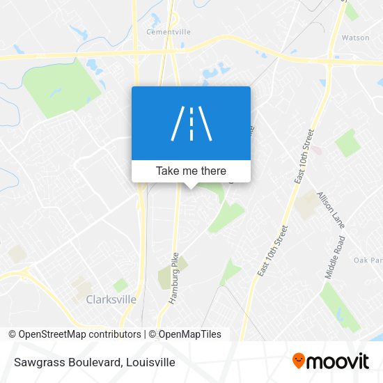 Mapa de Sawgrass Boulevard