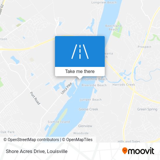 Mapa de Shore Acres Drive