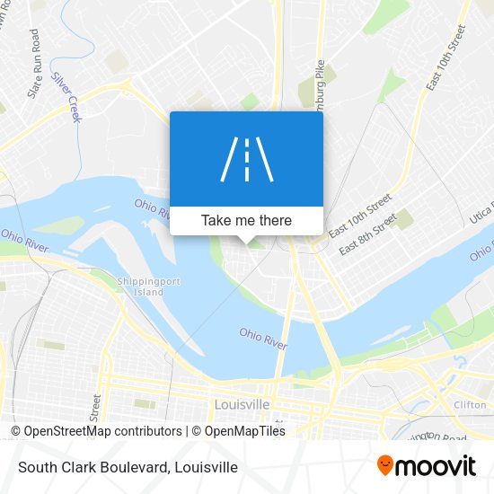 South Clark Boulevard map