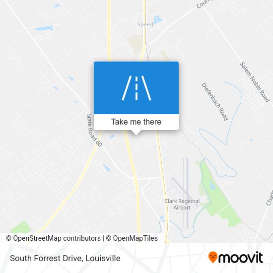 South Forrest Drive map