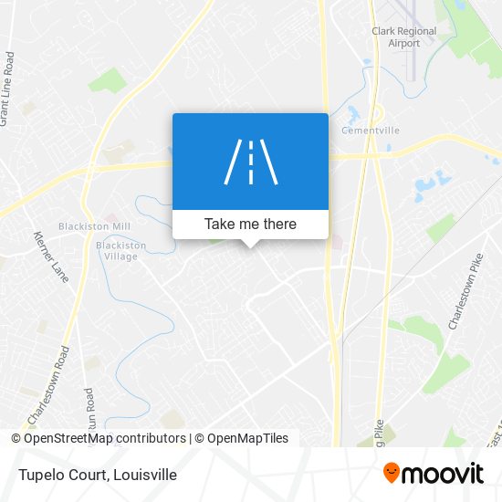 Tupelo Court map