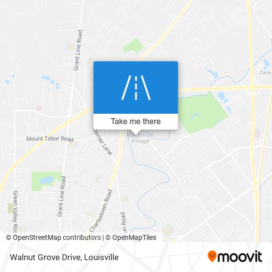 Walnut Grove Drive map