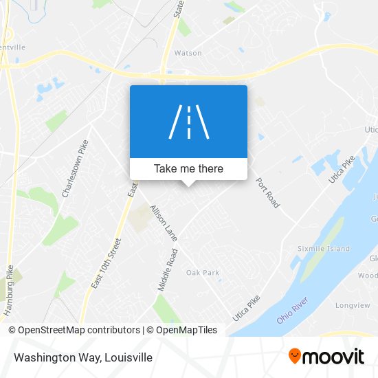 Washington Way map