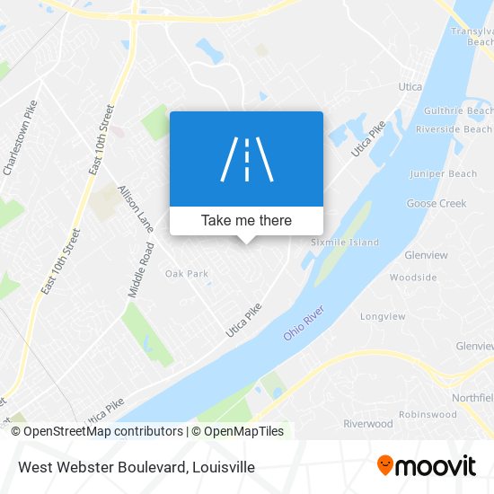 West Webster Boulevard map