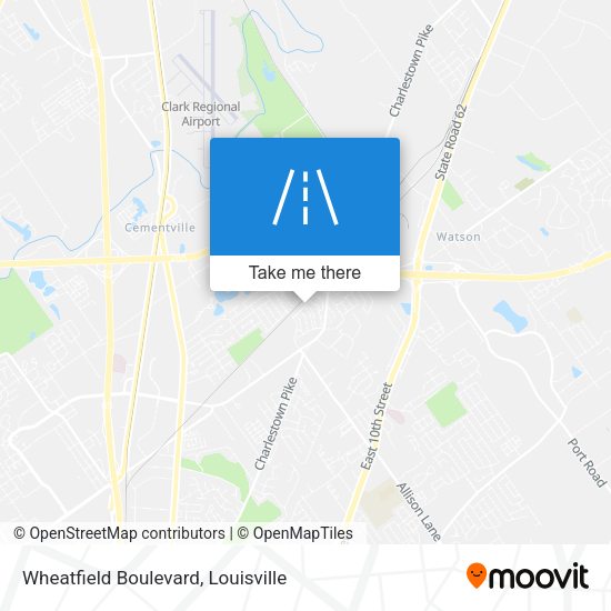 Mapa de Wheatfield Boulevard
