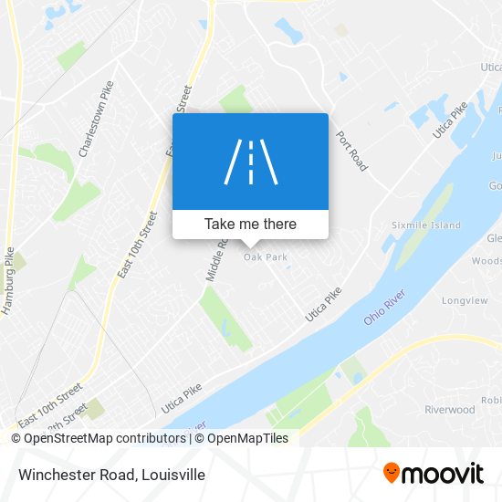 Winchester Road map