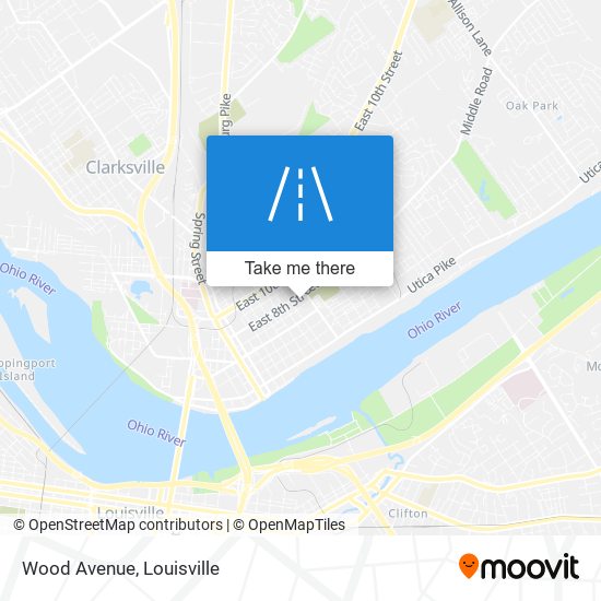 Mapa de Wood Avenue