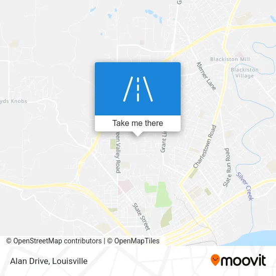 Alan Drive map