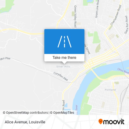 Mapa de Alice Avenue