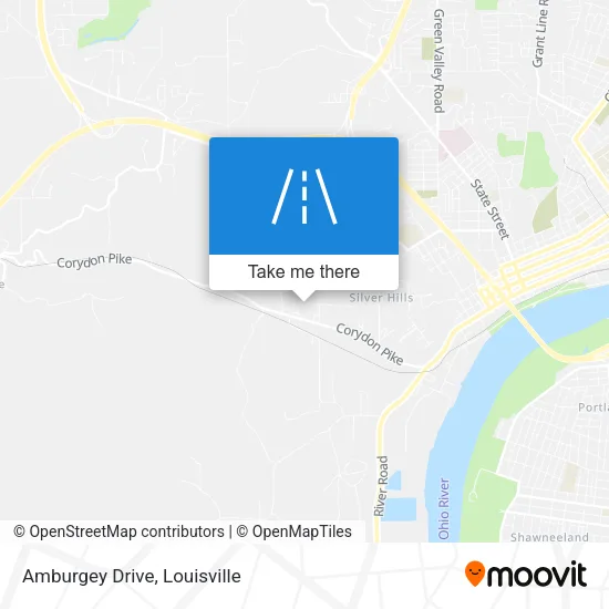 Amburgey Drive map
