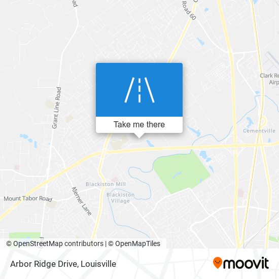 Mapa de Arbor Ridge Drive