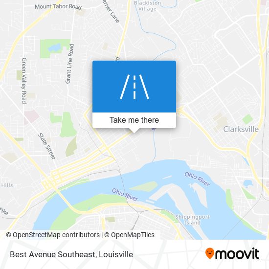 Best Avenue Southeast map