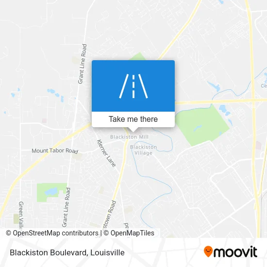 Blackiston Boulevard map