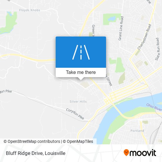 Bluff Ridge Drive map
