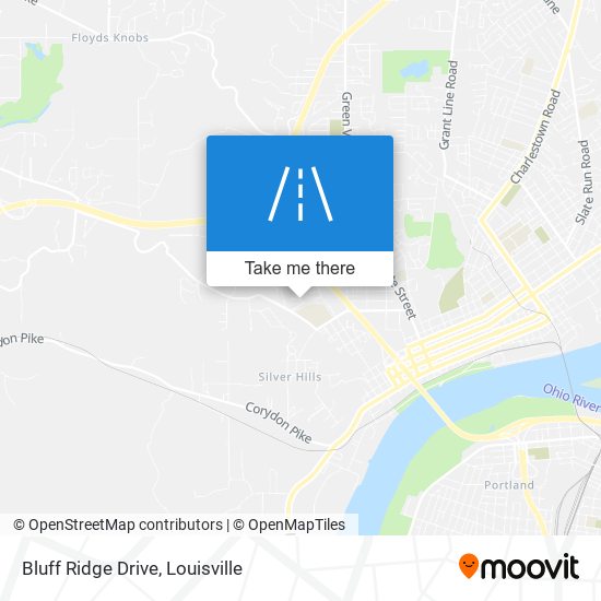 Mapa de Bluff Ridge Drive