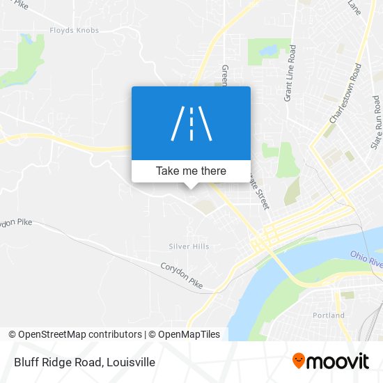 Bluff Ridge Road map