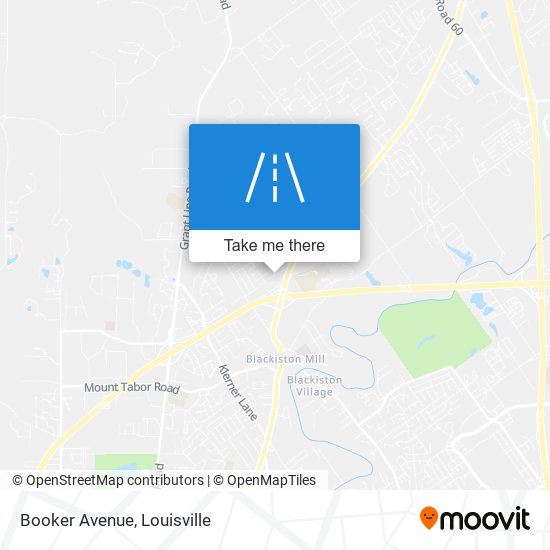 Mapa de Booker Avenue