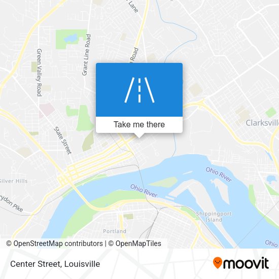 Mapa de Center Street