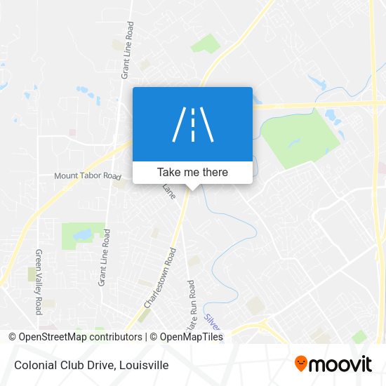 Colonial Club Drive map