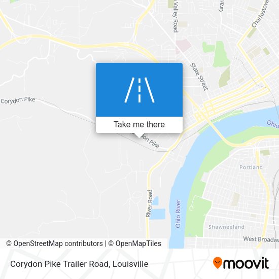 Corydon Pike Trailer Road map