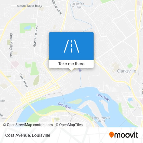 Mapa de Cost Avenue