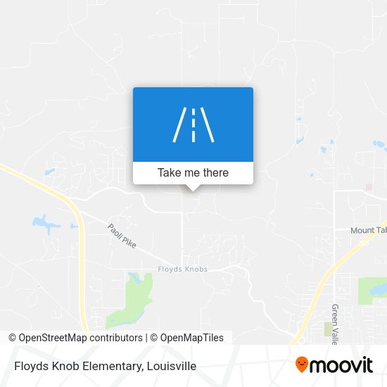 Floyds Knob Elementary map