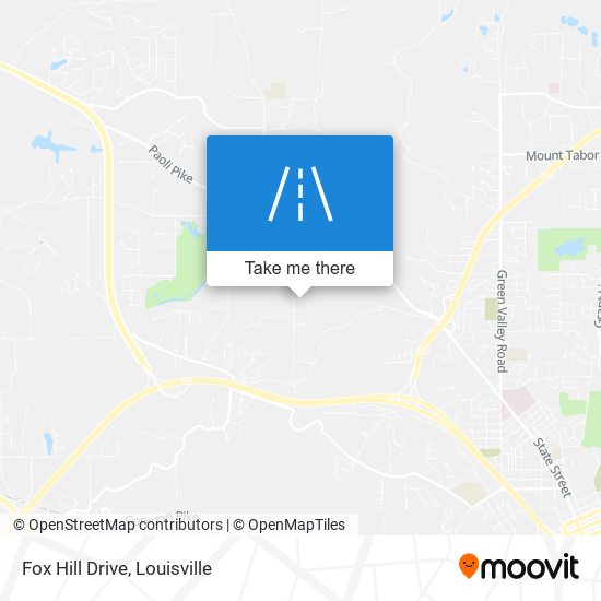 Fox Hill Drive map