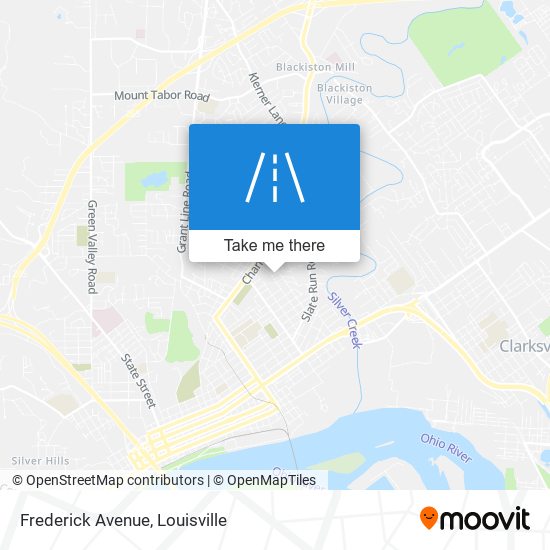 Mapa de Frederick Avenue